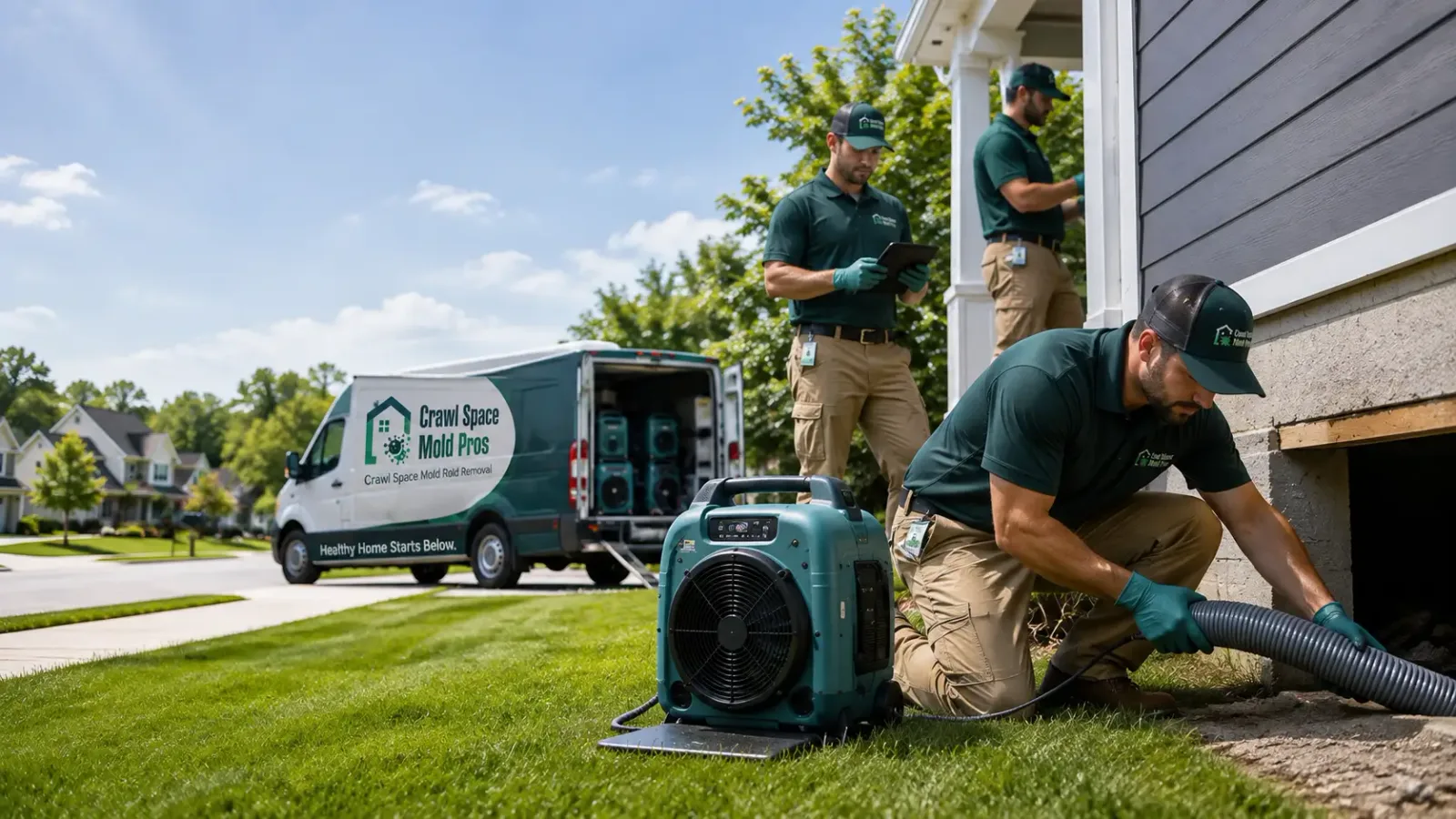 Crawl Space Mold Removal in Logsden, OR